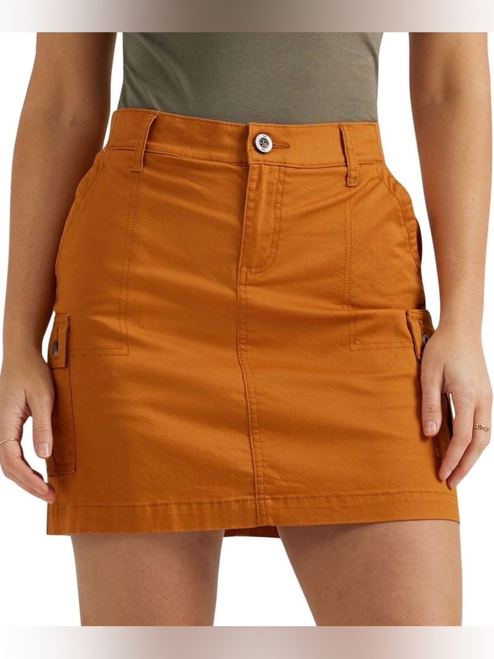 Lee Women’s Ultra Lux Comfort Flex-To-Go Skort Skirt Color: Caramel Size 8 Med